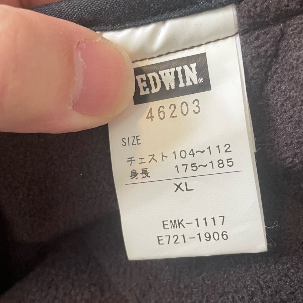 Top Japanese denim brand Edwin Men's Quilted Brown Puffer Jacket - Picture 11 of 11